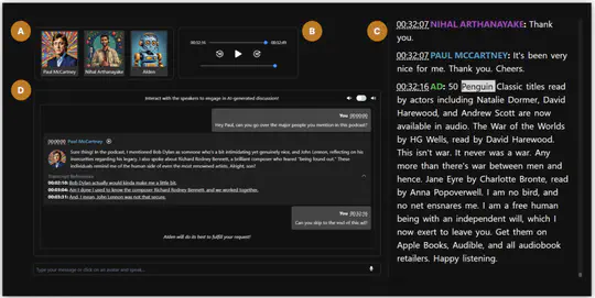 ReciproCast: Enhancing Podcast Listening Experiences with LLM-Simulated Podcast Speakers
